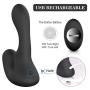 Massager Plug Wireless Control Multi Speeds Male Postate Massager for Man Rechargeable Vibrating Massaging