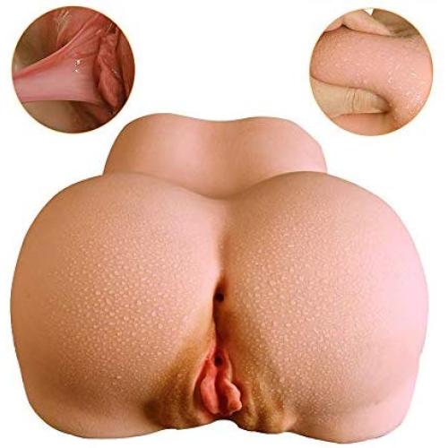 Masturbator Sex Doll for Men with Lifelike Size Virgin Pussy Ass and A Tight Anus Butt That Offers Men Maximum Pleasure Masturbation Pussy Ass Masturbator for Male (9.4 X8.6 X 4.3 Inches)