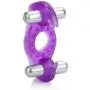 CalExotics Wireless Rockin’ Rabbit - Double Vibrating Bullet - Waterproof Pleasure Ring - Silicone Sex Toy For Couples - Clitoral Massager - Purple