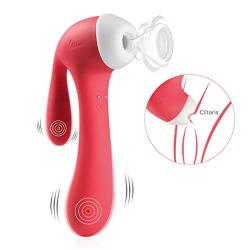 Utimi Clitoral Sucking Vibrator G Spot Clit Dildo Vibrators with Suction and Vibration Nipple Stimulator Sex Toys for Women and Couple