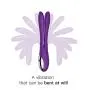 Sillther G Spot Rabbit Vibrator Duo Motors Can be Anal Plug Prostate Stimulator with 9 Vibrating Frequency Masturbation Sex Toys for Women Couples Or Gay Lesbian-Purple