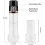 Rechargeable Penis Pump ED Vacuum Pump with 4 Suction Power for Mens Sexual Enhancement, PALOQUETH 2 in 1 Erection Pump with Male Masturbation Sleeve for Oral Sex, 12.3 inch