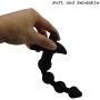 DJKFHIU Comfortable Stainless Steel Anales Plug Massager Training Sets Small Massage Toys, 10 Kinds of Powerful Vibration DJKFHIU (Color : Black)