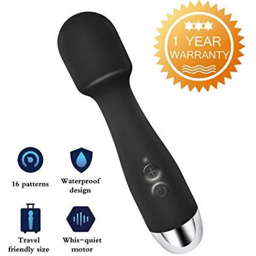 Pheiho Power Personal Wand Massager, Wireless, Multi-Speed Vibrations Strongest Cordless Handheld Therapeutic Vibrating Power, Personal Electric Massage Wand Waterproof