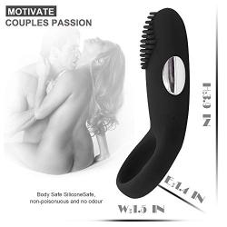 sweet124043 Relax Massage Wireless Quiet Còckring Relax Toy Powerful Strong Vibration Delay Ring Powerful Strong Vibration Delay Ring Silicone Massage Ring USB Charging Ceinim Relax Toys