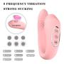 Mini U Shape Massage with Wireless Remote Control, USB Rechargeable 8-Frequency Waterproof Strong Su-ckíng Toy
