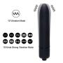 Powerful Bullet Vibrator with 10 Modes, Portable Mini Pocket Vagina Stimulator, Rechargeable Waterproof Super-Strong Adult Sex Toys for Women with Discreet Package