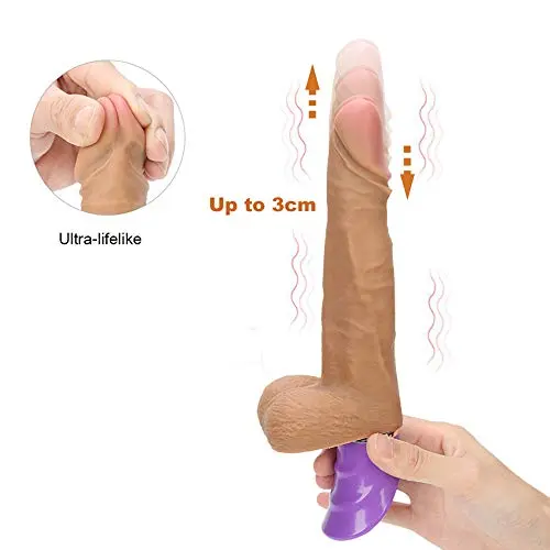 Lifelike Dildo Vibrators Intelligent Sensing Telescopic Dick Food Grade Silicone Automatic Heating Realistic Cock Penis Fake Dildos Sex Toys for Women Lifelike Dildo Vibrators Intelligent Sensing Telescopic Dick Food Grade Silicone Automatic Heating Realistic Cock Penis Fake Dildos Sex Toys for Women