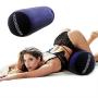 Studyset Soft Inflatable Portable Pillow Sex Pillow for Couples Cylindrical Cushion + Electric Air Pump