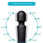 Destary Handheld Powerful Whisper Quiet Personal Cordless Electric Wireless 20 Vibration Models Wand Massager for Neck Shoulder Back Body Relax, Sports Recovery and Muscle Aches Toy Gifts-Black Mini Destary Handheld Powerful Whisper Quiet Personal Cordless Electric Wireless 20 Vibration Models Wand Massager for Neck Shoulder Back Body Relax, Sports Recovery and Muscle Aches Toy Gifts-Black Mini