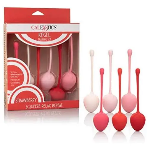 Calexotics Kegel Training Set, Strawberry, 1 Count Calexotics Kegel Training Set, Strawberry, 1 Count