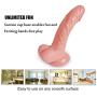 Yasuodd Lifelike for Women 6.29 Inch Women Massager with Strong Suction Cup (Color : Skin)