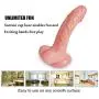 Yasuodd 6.29 Inch Safe and Heathy PVC Powerful Suction Cup Women Personal Pleasure Toys (Color : Skin)