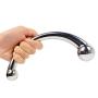 zhy Pure Metal Wand 7.8 Inch Polished Steel 550 G