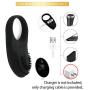 Movitip Silicone Penis Ring Cock Ring Penis Vibrator,Rechargeable Clitorial Vibrators Sex Toy for Female,Waterproof Sex Toy for Couple
