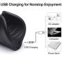 Luvkis Masturbator Vibrating Sex Toys for Male Masturbation Rechargeable Hand Held Massager for Masturbation Massage 10 Vibration Models Waterproof & Rechargeable Handheld Cup Automatic
