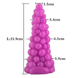 FXH Anall Beads Pleasant Toy Dilatador Anales Plug Mens and Womens Massager,16cm