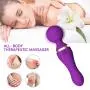 Muscle Roller, Portable Muscle Rolling Stick with Retractable Handles for Self-Myofascial Release, Deep Tissue & Trigger Point (Purple)