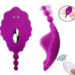 Wireless Remote Massager, Wearable, 10 Silent Vibration Modes - USB Rechargeable, Waterproof and Powerful Massager - and Relieve Muscle Fatigue. Best for Your Healthy Life.