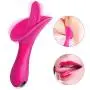 10 Vibration Mode Female Tongue Vibration Toy Simulation Oral Simulator Clitoris Stimulation Vibration Toy Suitable for Female Women