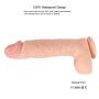 9.44 Inch Huge Dick Pénis Waterproof Silicone Massager with Strong Suction Cup - Keep Dry and Keep in A Secret Place - T2021E