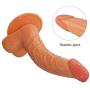 TYSJCSY 8.66 INCH Personal Body Relax Massager Wand for Beginners with Suction Cup (Color : Beige)