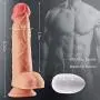 Thrusting Dildo Vibrator for G-spot Stimulation, Realistic Telescopic Penis with Rotation and Heating, Fondlove Wireless Automatic Anal Dildos Suction Cup Sex Toy for Women and Couples Thrusting Dildo Vibrator for G-spot Stimulation, Realistic Telescopic Penis with Rotation and Heating, Fondlove Wireless Automatic Anal Dildos Suction Cup Sex Toy for Women and Couples