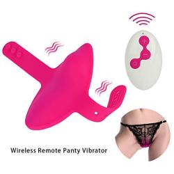 Wireless Remote Wearable Panty Vibrator - Invisible Bullet Vibrator for Women 10 Modes Rechargeable Waterproof Finger Vibrator for G Spot Stimulation Clitoris Massager