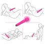 Ashemy Silent Waterproof Magic Wand Massager Powerful Multispeed Cordless Clitoral Vibrator for Female Sex Toy USB Charging