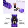 bom bex Dildo Vibrator - Rabbit Vibe with Rotating Bead for Women - Clitoral Stimulator,Masturbation Vibe for Females.Sex Toys,Purple (Purple) bom bex Dildo Vibrator - Rabbit Vibe with Rotating Bead for Women - Clitoral Stimulator,Masturbation Vibe for Females.Sex Toys,Purple (Purple)