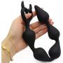 Toysdance 36 * 3.5cm Large Anal Balls Sex Toy Silicone Flexible Butt Plug Beads