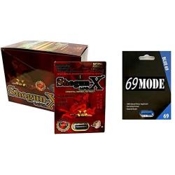 Shogun-X 1500mg 24Pills in The Box 69MODE Blue69 1Pill Male Sexual Enhancing Formula