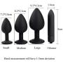 YiFeng Medical Silicone Vibrating Butt Plugs Anal Plug Prostate Massager with One Bullet Vibrator