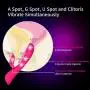 iBall G Spot Rabbit Vibrator with APP Control for Clitoris Stimulation, Powerful Wand Massager Cordless Rechargeable with 3 Motors, Thrusting Dildo 8 inch for Women Masturbation and Couple