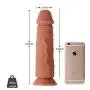 ANFEI Double Layered Silicone Large Size Dildo, Hyper Realistic Premium Penis Sex Toys with Suction Cup(No Eggs,Total 24cm,Width 5.57cm) ANFEI Double Layered Silicone Large Size Dildo, Hyper Realistic Premium Penis Sex Toys with Suction Cup(No Eggs,Total 24cm,Width 5.57cm)