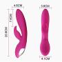 Cordless Massager Rechargeable Waterproof Personal Handheld Electric Massager with Multi Speed Powerful Motor for Body Therapeutic, Muscle Aches and Sports Recovery