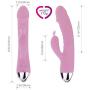 Rabbit Vibrator,Louviva 10 Modes G-Spot Vibrator Waterproof Dual Stimulation Rechargeable Adult Sex Toys for Women,Pink ?-