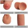 Women 7.09 Inch Realistic Waterproof Double Layer Silicone Ď-Dîld`ɔ with Suction Cup Massager Women 7.09 Inch Realistic Waterproof Double Layer Silicone Ď-Dîld`ɔ with Suction Cup Massager