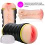 Realistic Vagina Male Masturbation Cup Sex Toy for Man Couples Pocket 3D Realistic Vagina and Mouth Masturbator Cup
