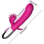 DDapen Intelligent Heating Powerful Rechargeable 10 Modes Upgraded Th-Rusting Ro-tating Novelty Rabbit Wand Toy 100% Waterproof&Ultra-Silent