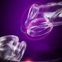 Transparent Silicone penile Condom Expander expands Male Chastity Toys Lengthen Cock Sleeves