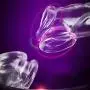 Transparent Silicone penile Condom Expander expands Male Chastity Toys Lengthen Cock Sleeves Transparent Silicone penile Condom Expander expands Male Chastity Toys Lengthen Cock Sleeves