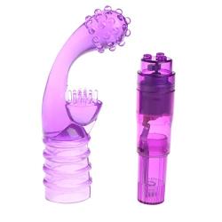 JINZHI Strong Waterproof Tranquil Finger Vibre-tor for Women Adults Brush Products Purple