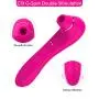 Clitoral Sucker G Spot Vibrator with 10 Sucking Intensities 10 Strong Vibration Modes, Loverbeby 2 in 1 Waterproof Rechargeable Clitoral Sucking Vibrator Sex Toy for Women and Couple