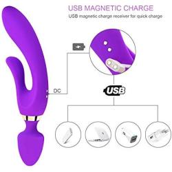 Family Health Wireless Stick Massager - USB Magnetic Rechargeable - 10 Frequency Mode - Waterproof