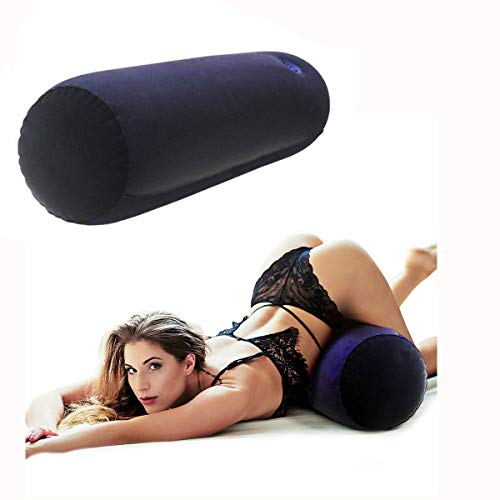 Sex Toy Mount Bolster Roll Yoga Pillow for Women Long Round Cushion aid for Couples Masturbation Positioning for Deeper Supportive Inflatable portable Adult Toys