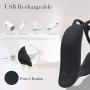 Movitip Butt Plug Remote Control Male Prostate Massager Torso with Penis Ring and Ball Loop，10 Vibration Mode Rechargeable Anal Sex Toy Waterproof G-spot Vibrating Stimulator for Couple