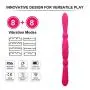 Double Header Dildo Vibrators, Realistic Double Sided Silicone Dildos for G-Spot Clitoris Nipple Prostate Vagina Stimulation with 14 Adjustable Angles 9 Vibrations, Sex Toy for Lesbian Couples Double Header Dildo Vibrators, Realistic Double Sided Silicone Dildos for G-Spot Clitoris Nipple Prostate Vagina Stimulation with 14 Adjustable Angles 9 Vibrations, Sex Toy for Lesbian Couples