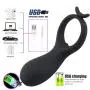 Lfcmf Multiple Speed Waterproof USB Rechargeable Easy to Clean Massage Tools Male Ring Massage with Remote Control Toys for Men and Couples Lfcmf Multiple Speed Waterproof USB Rechargeable Easy to Clean Massage Tools Male Ring Massage with Remote Control Toys for Men and Couples