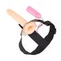 Y-Not Realistic Wearable Strap On Harness Pegging Play Set with Long Silicone Dildo Hollow Penis Adjustable Vibrating Masturbator for Female Male Couple G Spot Anal Sex
